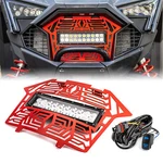 Weisen Front Mesh Grille W/ 11" Straight Light Bar For Polaris Rzr Pro Xp 2020+. Fixed Price $76.94.