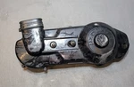 Honda CH250 Elite Drive Pulley Belt Cover Left Engine Crankcase 1985-1988. Fixed Price $25.00.