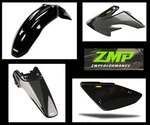 New Honda Crf 100F 04 - 09 Black Front And Rear Fender Side Panels Scoops Kit. Fixed Price $366.98.