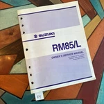 2003 RM85/L Owners Service Manual Genuine Oem/ Part# 99011-02B78-03A. Fixed Price $19.00.