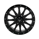Quadboss Wagon Wheel 18X7, 4/137, 4+3, Black/milled RT-GW106187137BMIA. Fixed Price $255.80.