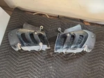 #A361 04-07 Yamaha YFZ450 Set Left & Right Splash Guards Pegs Steps Floorboards. Fixed Price $78.00.