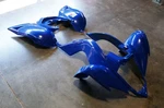 Yamaha Raptor 700 06 - 12 Dark Blue Plastic Front And Rear Fender Set. Fixed Price $521.93.