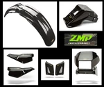New Kawasaki KLR650 87-07 Black Front Rear Fairing Panels Scoops Fender Kit. Fixed Price $527.13.
