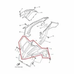 New Oem Yamaha Front Fender White. Fixed Price $344.95.