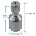 Coupler Rear Drive Shaft For Arctic Wildcat 4X 1000 #2402-134. Fixed Price $70.30.