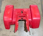 Used Oem Original Yamaha Banshee Red Rear Fender. Fixed Price $500.00.