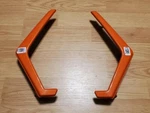 Pair 2021 Polaris Rzr Painted Orange Madness Fang Covers 5455695-589. Fixed Price $29.99.