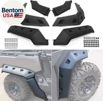 Extended Flares Compatible With Can Am Defender, Mud Guards Front&rear. Fixed Price $217.60.