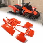 Orange Front & Rear Fenders Plastic Body Kit For 87-06 Yamaha Banshee YFZ350. Fixed Price $239.93.