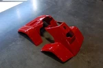 Honda TRX70 Red Front And Rear Fender Set 86-87 Plastics. Fixed Price $490.31.