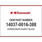 Kawasaki Screen,rear Guard,w.b 14037-0016-388 Oem New. Fixed Price $179.81.
