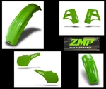 New Kawasaki KX250 KX500 1986 Green Front And Rear Fenders Side Panels Scoops. Fixed Price $333.42.