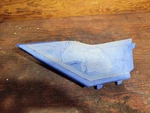 1988 Honda Foreman TRX350D 4X4 Left Side Cover Panel Body Plastic Blue. Fixed Price $120.00.