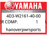 Yamaha Oem Part 4D3-W2161-40-00 Rear Fender Comp.. Fixed Price $304.99.
