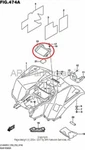 New Oem Suzuki King Quad Eiger 400 Rear Fender Cover. Fixed Price $84.95.
