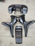 88 -91 Suzuki LT250R Black Front And Rear Fender Set W/ Oe Hood, Collar. Fixed Price $450.00.