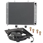 2004-2008 For Polaris Sportsman 700 Efi 1240521 Aluminum Radiator W/ Cooling Fan. Fixed Price $139.99.