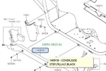 Kawasaki Oem Side Step Cover 14091-0823-6Z. Fixed Price $39.85.