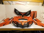 2018 Cf-moto Zforce 800 Trail Oem Hood & Fender Set. Fixed Price $629.99.