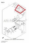 New Oem Suzuki Quadsport 250 Lt-z Air Cleaner Cap Lid. Fixed Price $89.95.