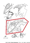 New Oem 2025 Yamaha Raptor 700 Front Fender Fairing Gray. Fixed Price $274.95.
