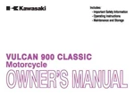 Kawasaki Owners Manual Book 2014 Vulcan 900 Classic. Fixed Price $19.50.