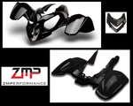 New Polaris Predator 500 Black Plastic Front And Rear Fender Set. Fixed Price $720.81.
