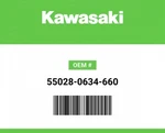 Kawasaki Oem 55028-0634-660 Cowling Lower Left Side New Ninja 650 2019-2026 Blck. Fixed Price $80.99.