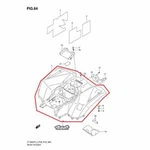 New Oem Suzuki LT-A400F Eiger 4X4 Rear Fender Camouflage. Fixed Price $824.95.