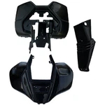 Suzuki LT80 & Kawasaki KFX80 Plastic Fairing Fender Body Kit Grill Black. Fixed Price $250.00.