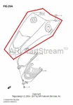 New Oem Suzuki Quadsport Lt-z 50 Front Center Fender White. Fixed Price $94.95.