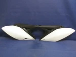 Suzuki RMZ250 Black White Frame Covers Right Left Side Panels 2010 - 2013. Fixed Price $29.99.