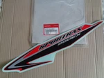 Honda Atv 2008 TRX250EX Front Fender Type Decal Emblem Oem 87121-HN6-U50ZA. Fixed Price $29.99.