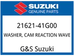 Suzuki Oem Part 21621-41G00 Washer,cam Reaction Wave. Fixed Price $18.84.