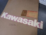 Vintage Nos Kawasaki Lh Red Front Fender Emblem 87-88 KLF110 56014-1150. Fixed Price $9.99.