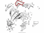New Oem Arctic Cat 450 Xc Right Side Upper Panel Fender. Fixed Price $94.95.
