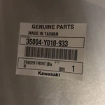 Kawasaki 2021-2023 Mule Fender Front Black 35004-Y010-933 Used. Fixed Price $140.00.