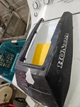 1984 Honda Sx Fourtrax Gas Tank Hood Stay Cover. Fixed Price $45.00.