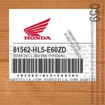 Honda Oem Part 81562-HL5-E60ZD(REACTOR Blue R) Left Cover 2021 Pioneer 520. Fixed Price $200.00.