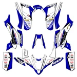 2017-2021 Yfz 50 13 Fly Blue Senge Graphics Kit Compatible With Yamaha. Fixed Price $139.99.