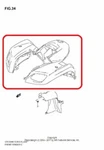 Oem Suzuki Ltf Lt-f Ozark 250 Front Fender Red New Factory Genuine. Fixed Price $669.95.