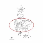 Oem Genuine Factory New Yamaha Raptor 250 Front Fender Grey Gray. Fixed Price $249.95.