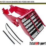 New Plastic Gas Tank Side Covers With Grill For Yamaha Banshee YFZ350 Red. Fixed Price $72.48.