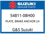 Suzuki Oem Part 54811-08H00 Plate,front Brake,l. Fixed Price $22.71.