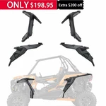 8.5 In Extended Fender Flares Front & Rear For Rzr Xp 1000 Turbo 2014-2023. Fixed Price $399.99.