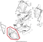 Oem New 2020 Arctic Cat Trail Front Left Splash Mud Guard Panel Cover Fender. Fixed Price $114.95.