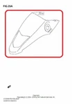 Oem Suzuki Ltz Quadsport 50 Center Fender Yellow New Factory Genuine. Fixed Price $119.95.