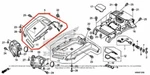 New Oem Honda TRX500 Foreman Front Right Fender Red. Fixed Price $129.95.