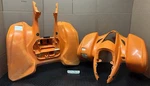 03-06 Kawasaki Front Rear Fenders Plastics Set Ora. Fixed Price $395.00.